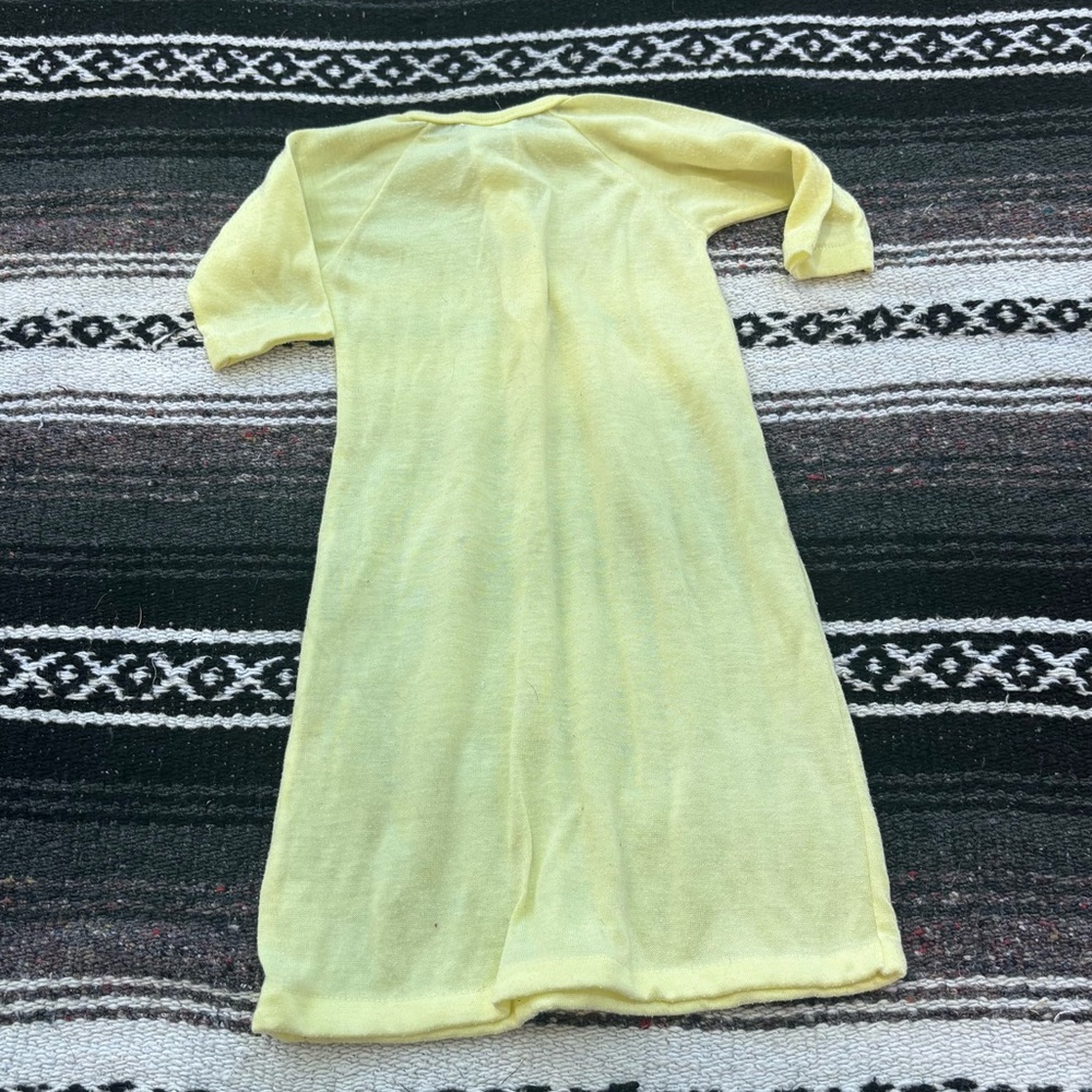 VINTAGE TRIPLETS YELLOW SLEEPER NEWBORN SIZE